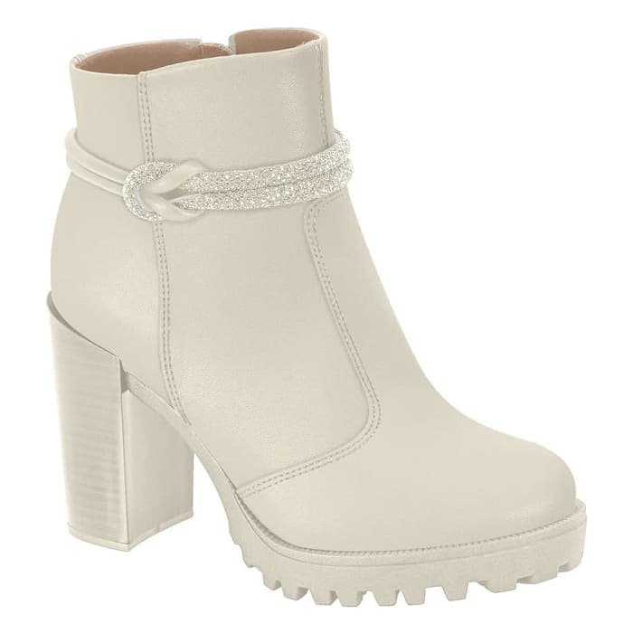BOTINES MUJER MOLECA BLANCO